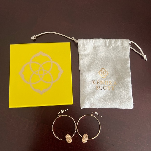 Kendra Scott elora hoop earrings - Picture 1 of 4